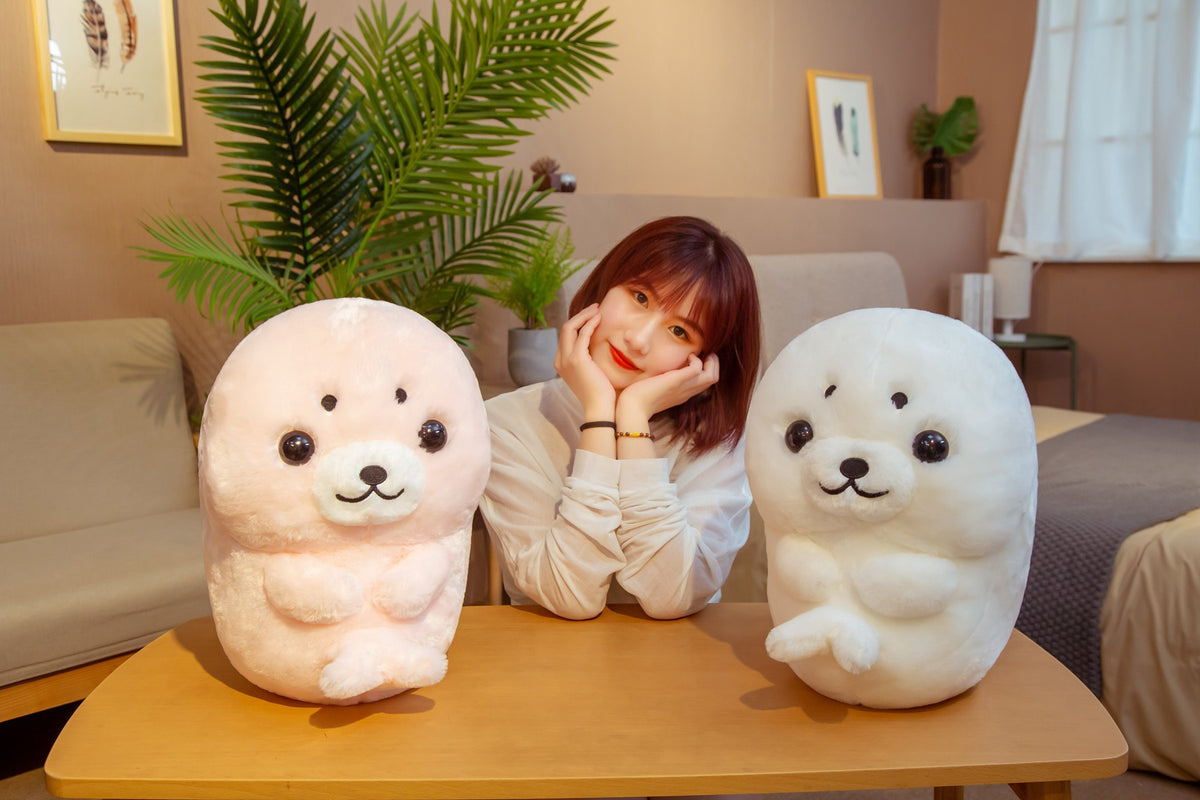 Cute sitting seal plush toy | Magic Stories
