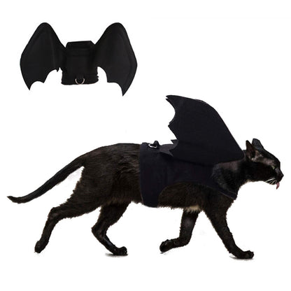 Dog Clothes Halloween Bat Wings Cat Dog Spider Costume — detail