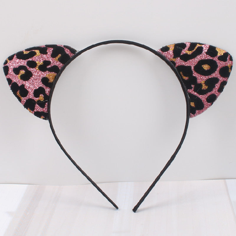 New Glitter Flocking Cat Ears Headband | Magic Stories