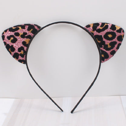 New Glitter Flocking Cat Ears Headband | Magic Stories