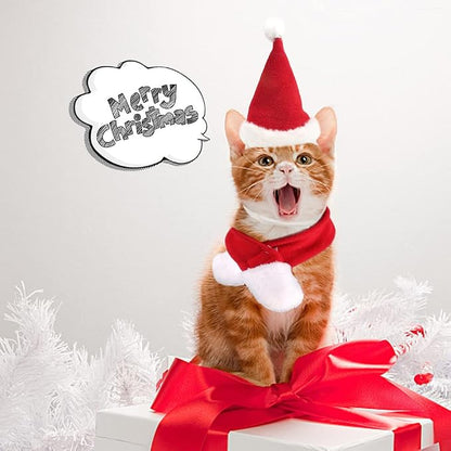 2-Piece Christmas Cat Costume Set, Festive | Magic Stories
