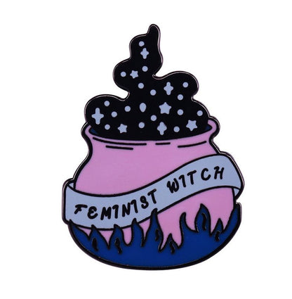 Enamel Pin Creative Cartoon Metal Brooch Pin — detail