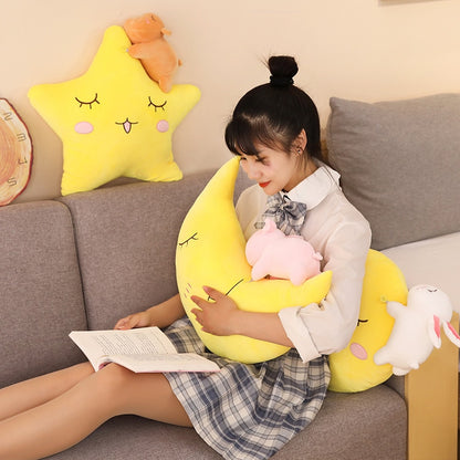 Moon Star Pillow Cute Super Cute Plush Toy | Magic Stories