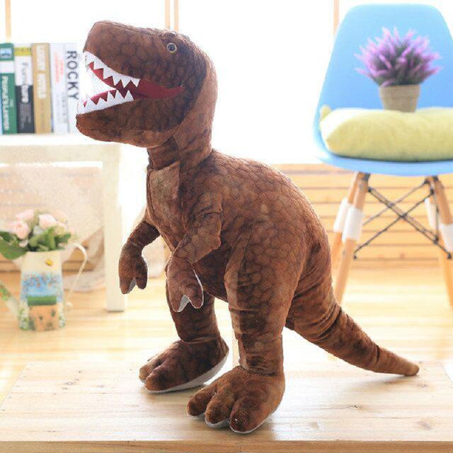 Jurassic Tyrannosaurus Rex Dinosaur plush — scale reference