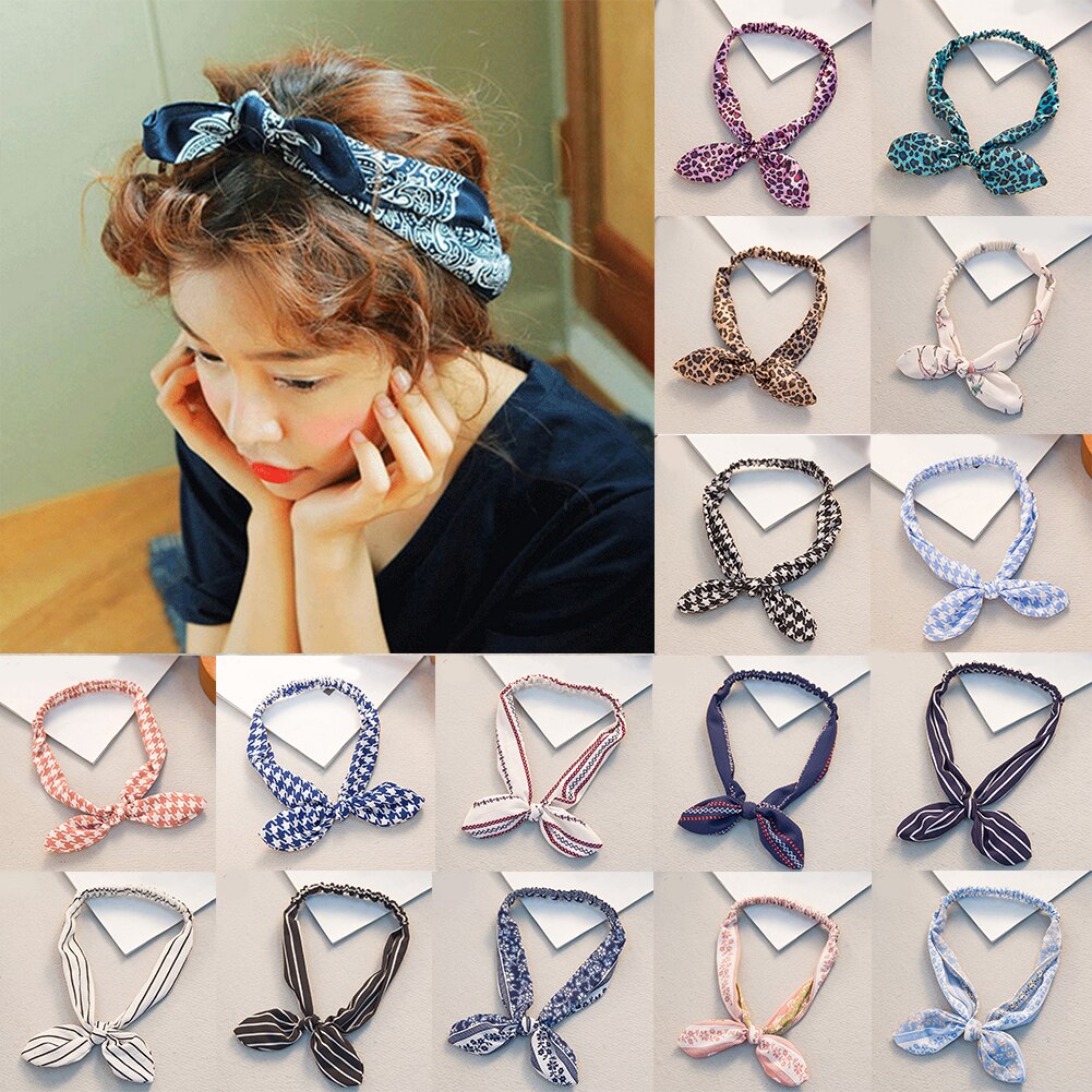 Big bow tie bunny ears headband | Magic Stories