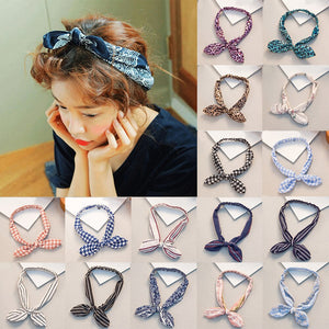 Big bow tie bunny ears headband | Magic Stories