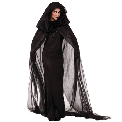 Halloween Costume Witch Robe Cosplay Uniform — detail