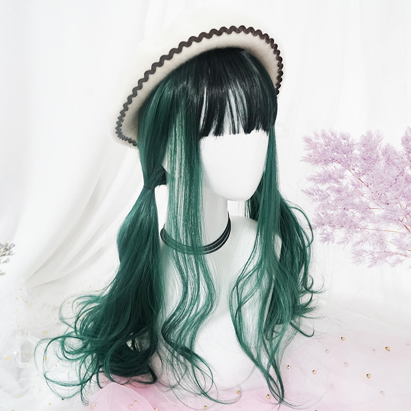 Soft girl girl Mori Lolita wig — back view