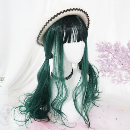 Soft girl girl Mori Lolita wig — back view