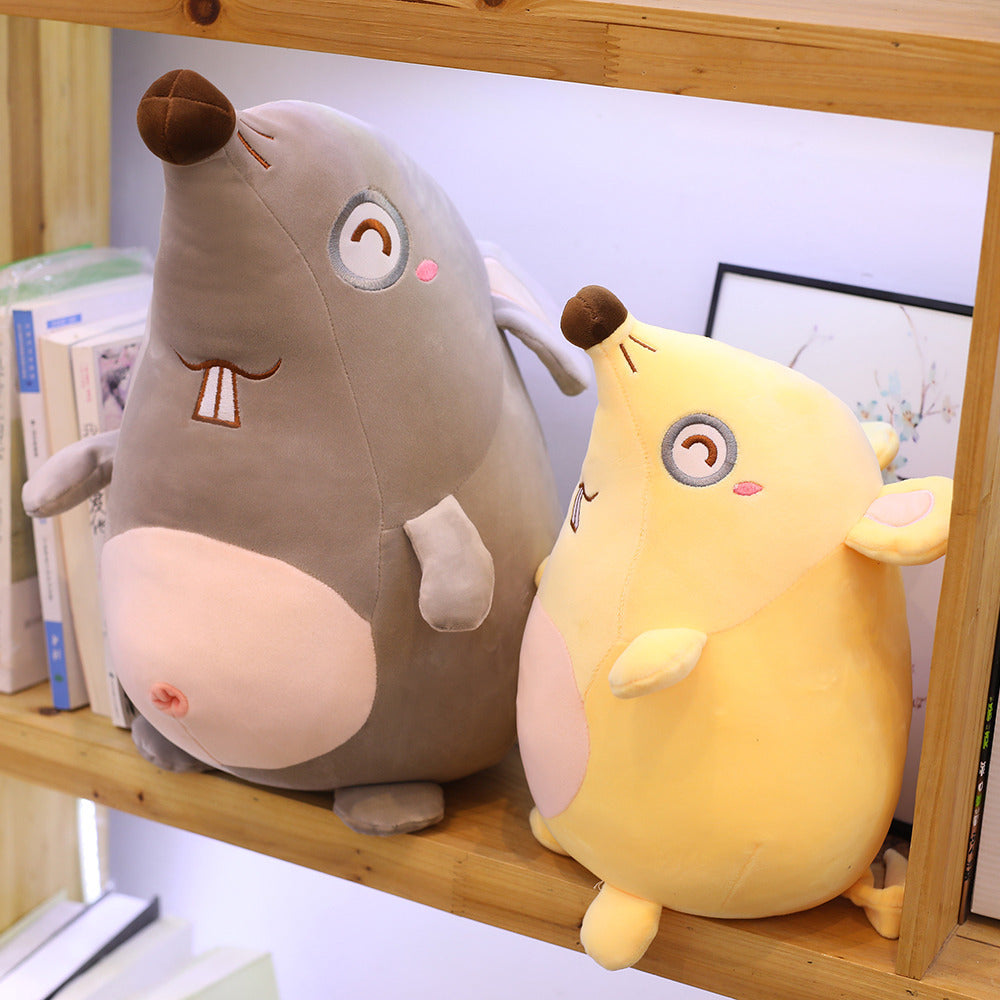 Mouse plush toy — side view