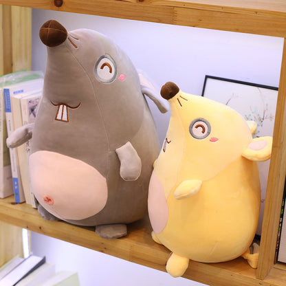 Mouse plush toy — side view