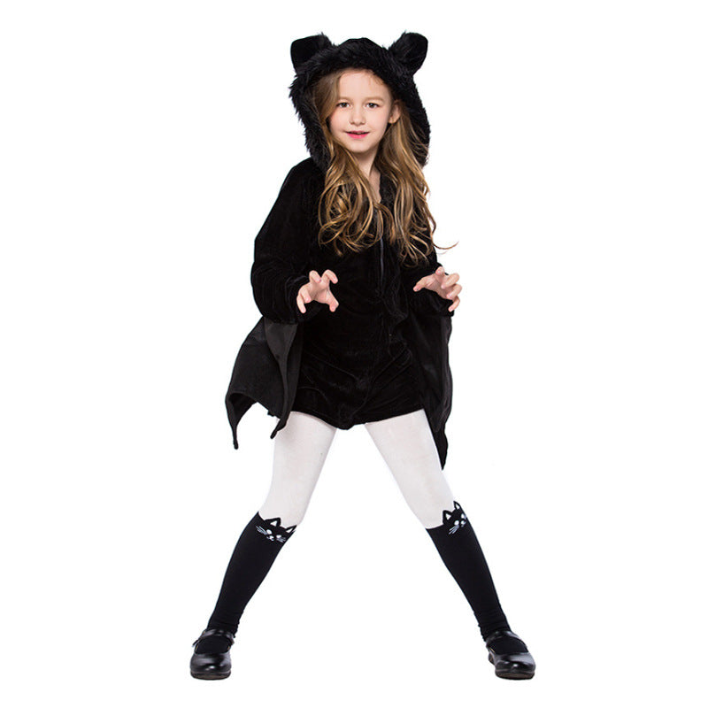 Halloween Children's Costume Black Bat | Magic Stories
