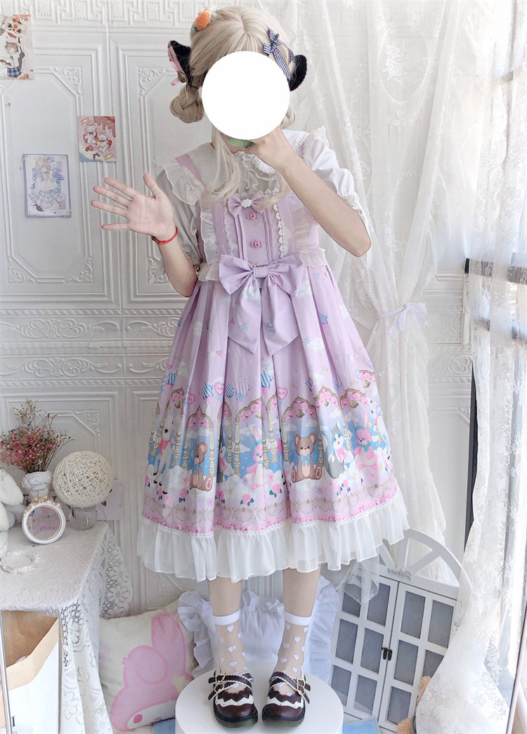 Lolita Fantasy Amusement Park Sling Dress | Magic Stories