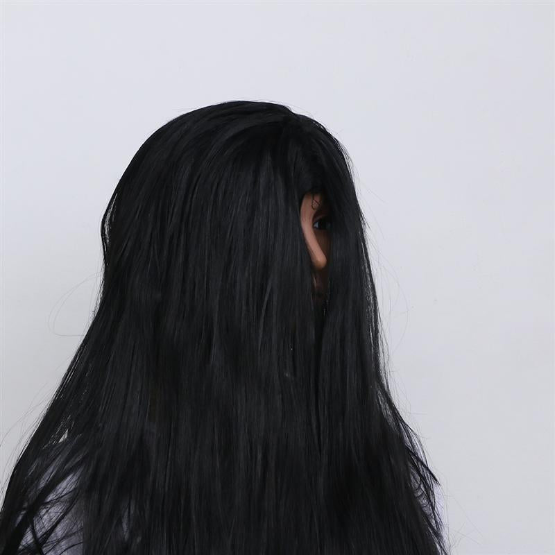 Halloween female ghost Sadako costume — back view