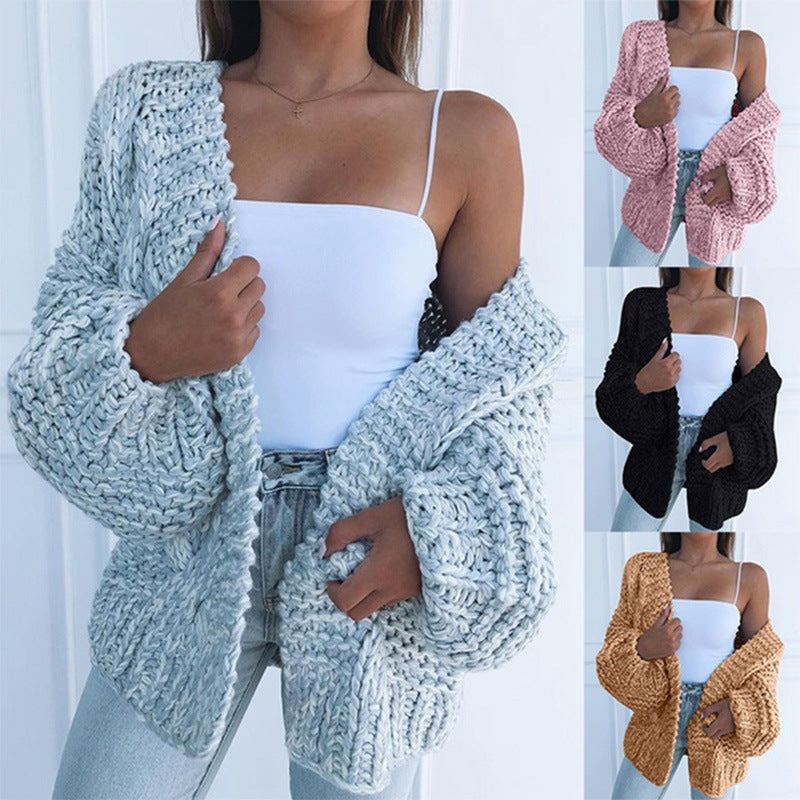 Cardigan bat shirt sweater women plush | Magic Stories