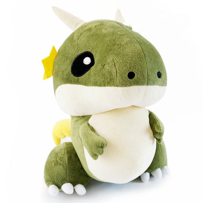 Dinosaur plush doll — side view