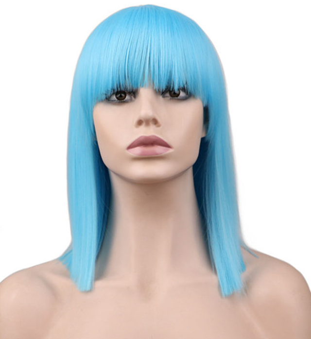 European and American anime color hair Cospoay wig — packaging
