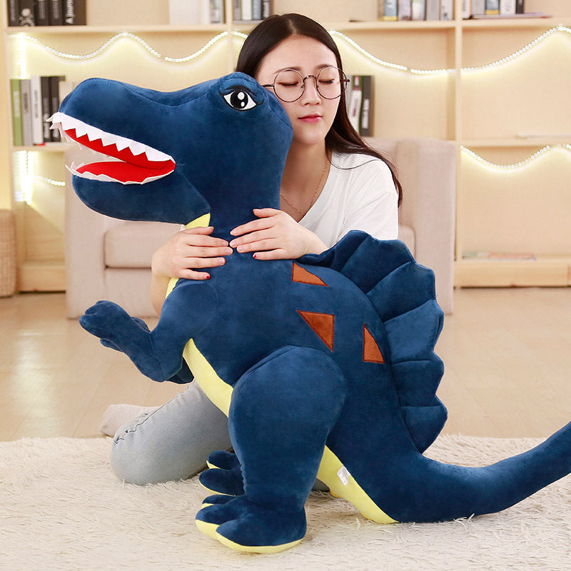 Spinosaurus dinosaur plush toy — detail
