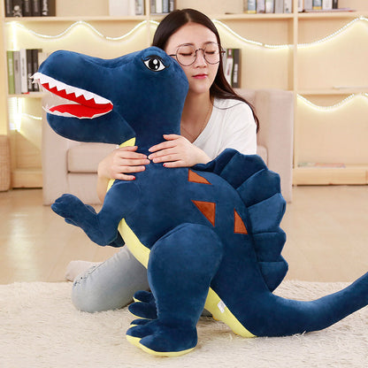 Spinosaurus dinosaur plush toy — detail
