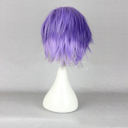 Gradient color cosplay wig — detail