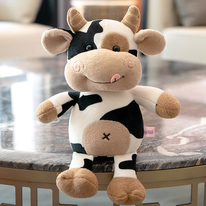 Cute Cow Doll Plush Toys Mascot — detail