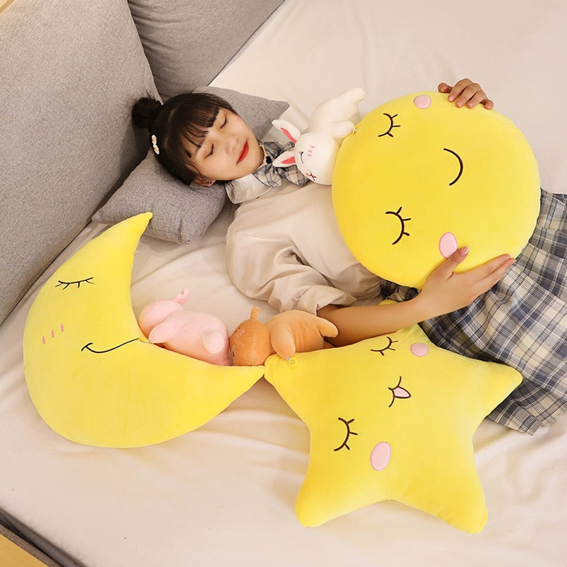Moon Star Pillow Cute Super Cute Plush Toy | Magic Stories