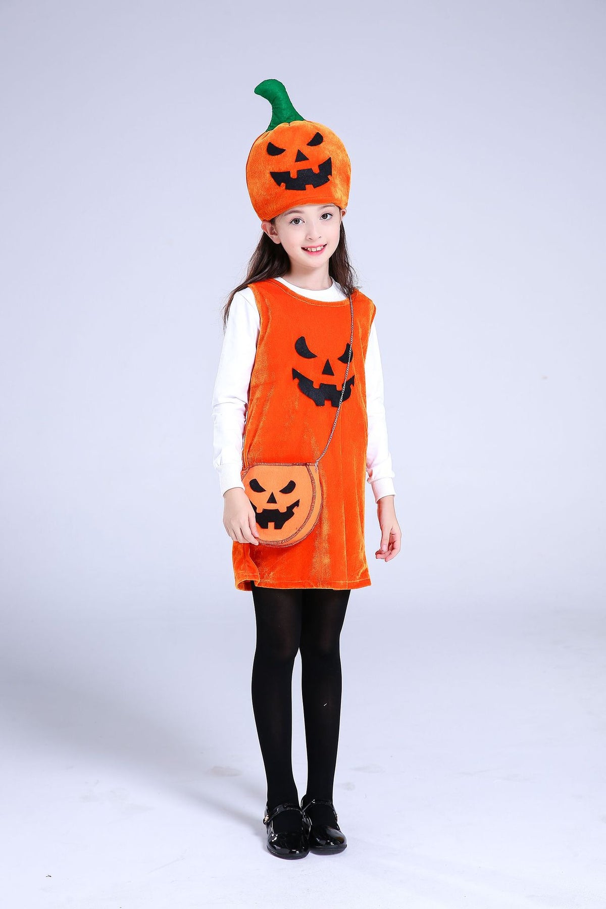 Children's Halloween costume girls pumpkin | Magic Stories