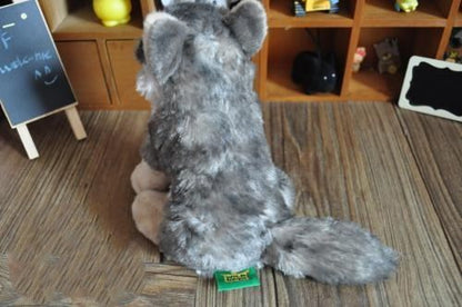 Grey wolf simulation animal plush toy | Magic Stories
