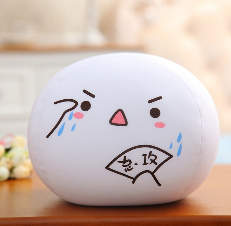 Sweating Face Plush — detail