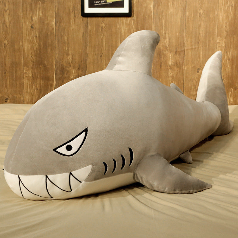 Large Shark Soft Stuffed Plush Pillow Toy | Magic Stories