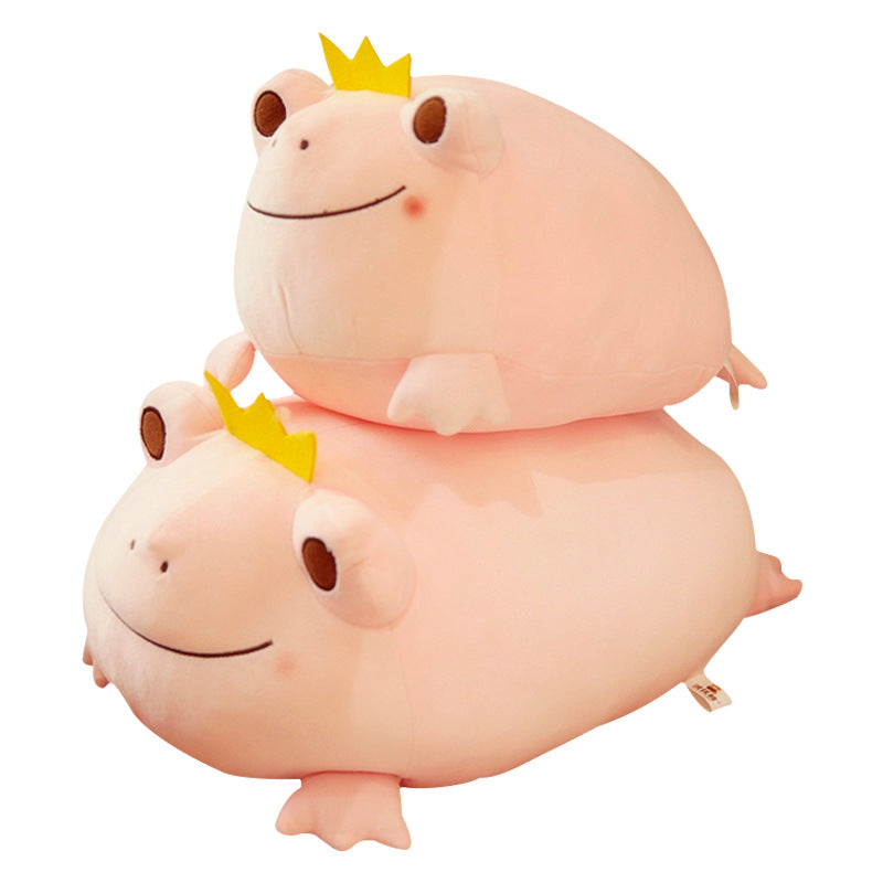 Plush Toy Cute Crown Frog Prince Doll Cute Little Frog Doll Frog Doll