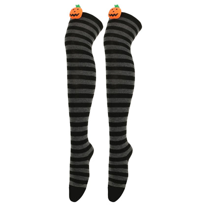 Cartoon Devil Over Knee Socks Women | Magic Stories