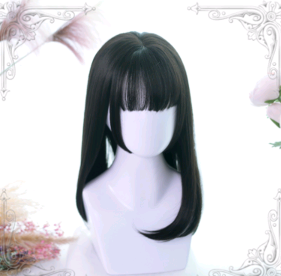 Lolita Wig Ji Fazhong Long Straight Wig Air | Magic Stories