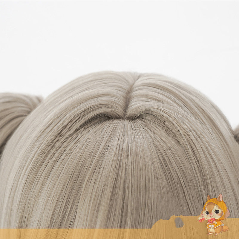 Barbara Cosplay Wig - Genshin Impact — side view