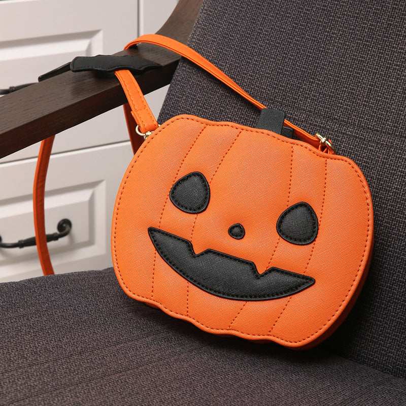 Funny Pumpkin Halloween Bag — back view