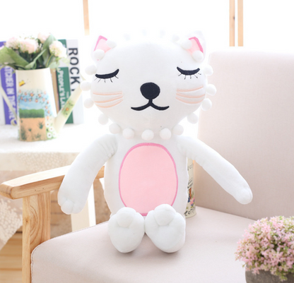 Kawaii Cat Lion Plush Toy Soft Stuffed Animal Doll Toys For Children Baby Room Decorative Pillow Cushion Gift — back view