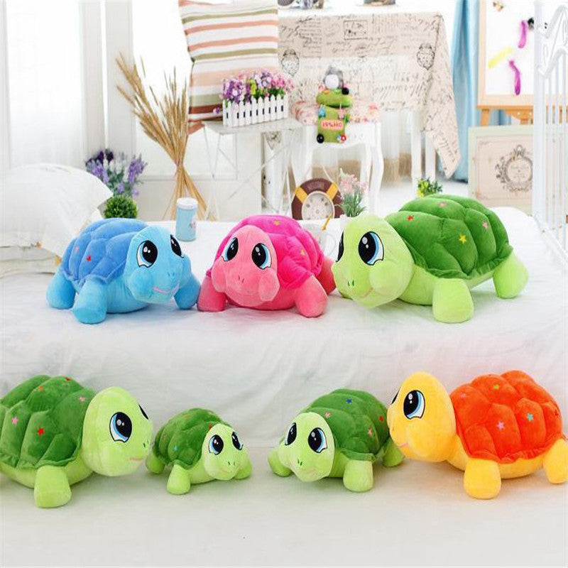 Big eye turtle cute Turtle Plush Toy — side view