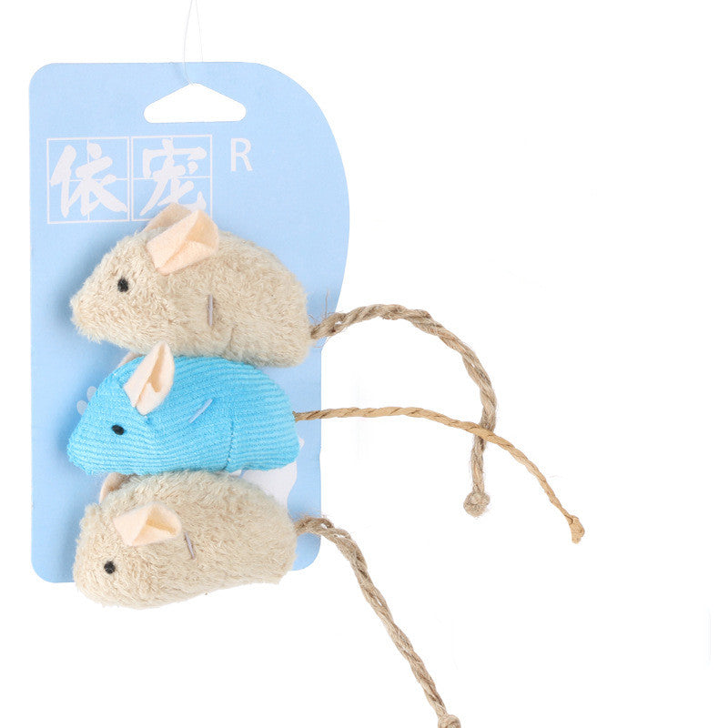 Plush Mouse — side view