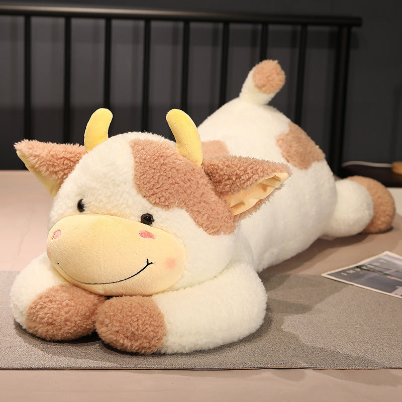 Cute Lying Cow Pillow Plush Toy Doll | Magic Stories