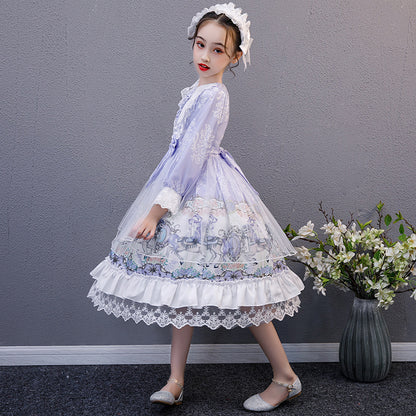 Lolita Girls Long Sleeve Dress