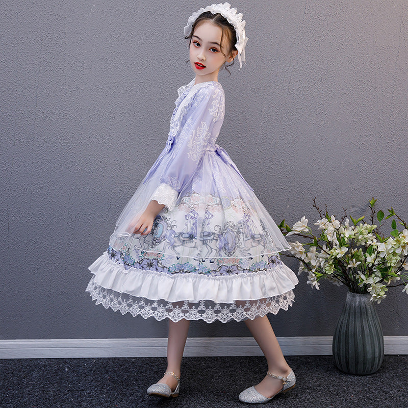 Lolita Girls Long Sleeve Dress