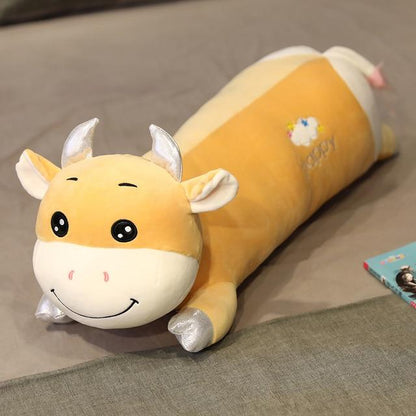 Clouds lying cow plush toy