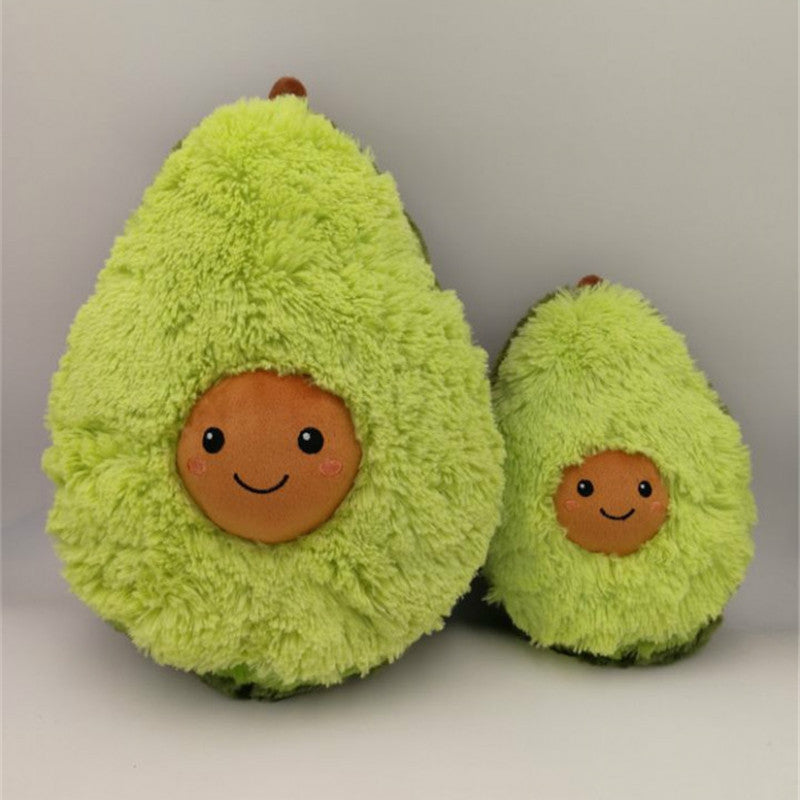 Toy plush avocado plant plush toy doll pillow — back view
