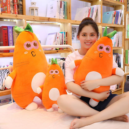 Carrot baby plush plant pillow | Magic Stories