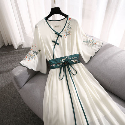 Women's Summer Embroidery Improved Hanfu | Magic Stories