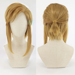 Cosplay Wig Gold Horsetail False Hair | Magic Stories