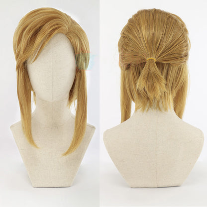 Cosplay Wig Gold Horsetail False Hair | Magic Stories