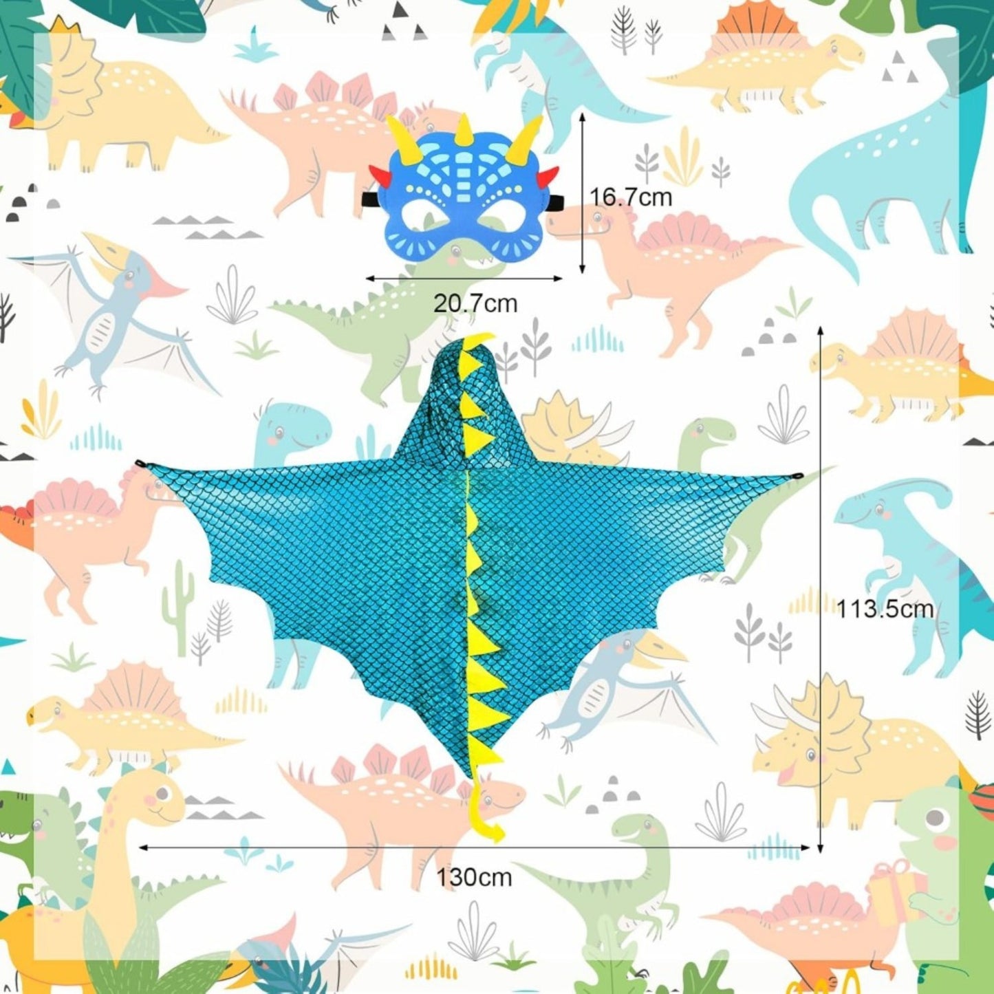 Halloween Dinosaur Cape, Halloween Cosplay | Magic Stories