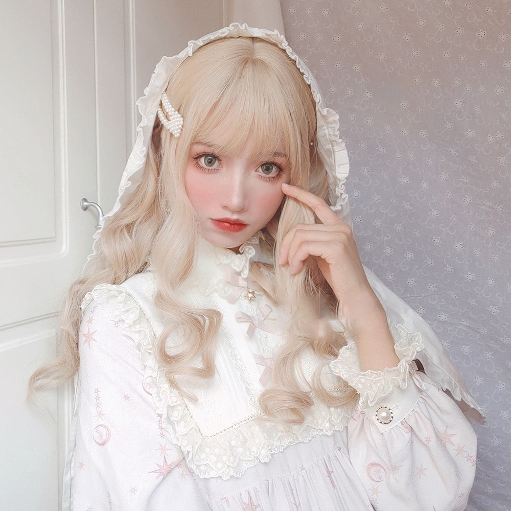Lolita Long Curly Wig - Soft Girl Style — detail