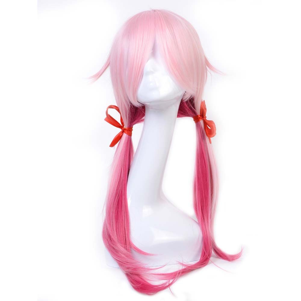 Cosplay animation Pink Double ponytail wig - Magic Stories